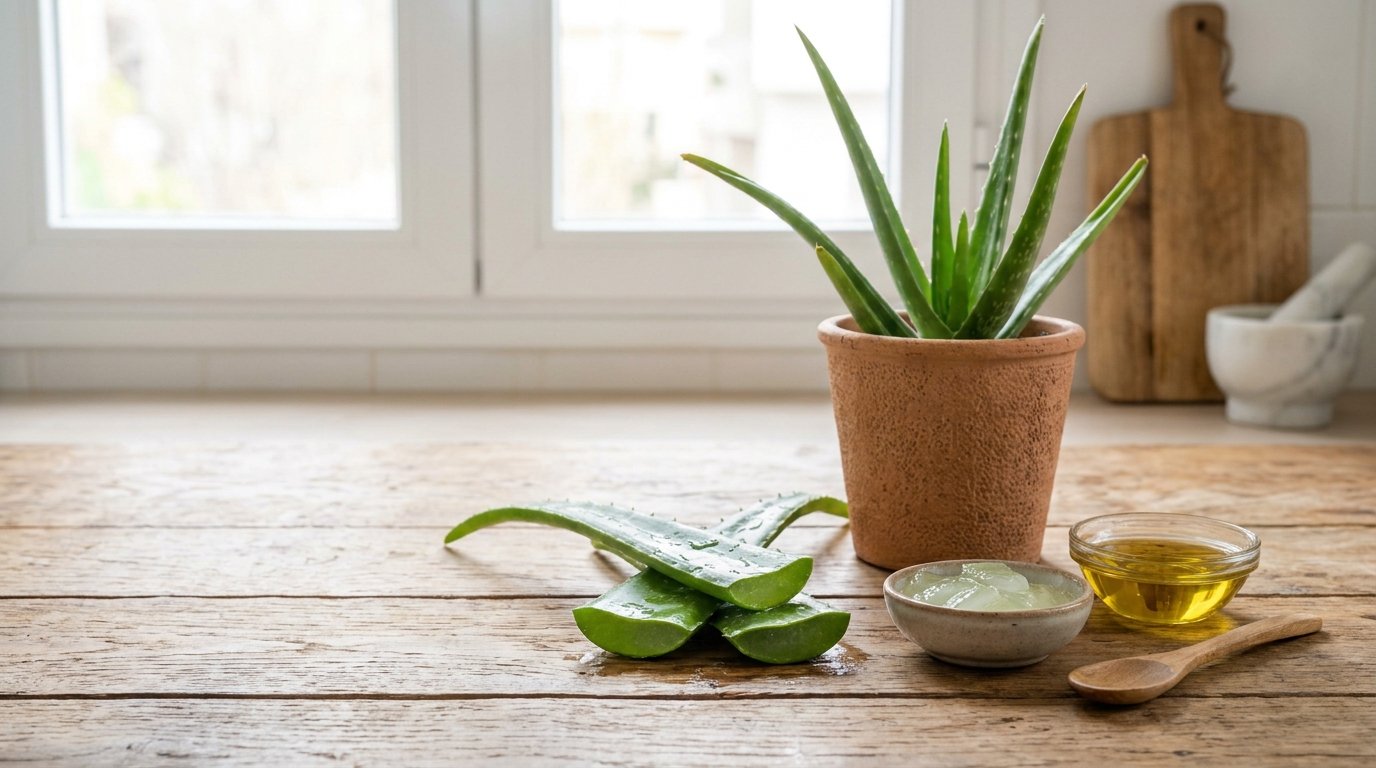 Descubre cómo hacer una crema con aloe vera y aceite de oliva